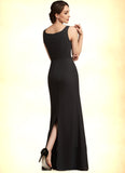 Suzanne Sheath/Column Square Neckline Floor-Length Chiffon Mother of the Bride Dress STI126P0014893