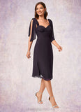 Iris A-line Sweetheart Knee-Length Chiffon Cocktail Dress STIP0022500