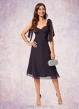 Iris A-line Sweetheart Knee-Length Chiffon Cocktail Dress STIP0022500