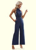 Yaritza High Neck Elegant Jumpsuit/Pantsuit Polyester Maxi Dresses STIP0022551