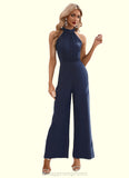 Yaritza High Neck Elegant Jumpsuit/Pantsuit Polyester Maxi Dresses STIP0022551