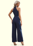 Yaritza High Neck Elegant Jumpsuit/Pantsuit Polyester Maxi Dresses STIP0022551