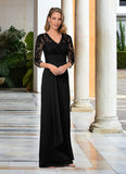 Trinity Sheath Lace Floor-Length Dress STIP0022665