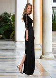 Trinity Sheath Lace Floor-Length Dress STIP0022665