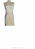 Teresa Mermaid Sequins Tulle Cathedral Train Dress Diamond White/Champagne STIP0022777