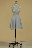 2024 Homecoming Dresses High Neck Chiffon A PT9F1DML