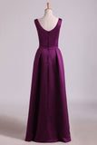 2024 Bridesmaid Dresses A-Line Floor Length P6LMA49X