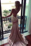 2024 Spaghetti Straps Evening Dresses Mermaid With PT8HD58B