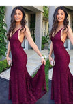 Trumpet/Mermaid Sleeveless V-Neck Sweep/Brush Train PLLRBH33