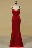 2024 Spaghetti Straps Mermaid Evening Dresses PG9PTFKJ