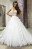 2024 Sweetheart A Line Tulle With P52ZFNFL