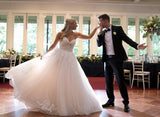 Sweetheart A Line Sleeveless Wedding Dresses Ball Gowns