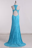 2024 Prom Dresses Scoop Open Back Sheath P6R6M3HM