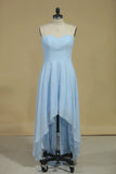 2024 Asymmetrical Sweetheart A Line Bridesmaid Dresses P331YXEC