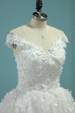 2024 Wedding Dresses Ball Gown Off The Shoulder Tulle PYBXEXJ4