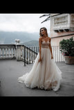 Pleated Tulle Bridal Dresses SweetHeart Neckline Minimalist P7Q4PKG8
