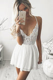 2024 Sexy Spaghetti Straps Homecoming Dresses P17TREB1