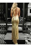 Trumpet/Mermaid V-Neck Sleeveless Floor-Length Ruffles PNSPL596