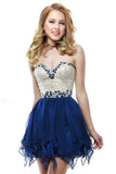 2024 Stunning Homecoming Dresses Sweetheart A Line Short/Mini With Beads PQPBX8ZF