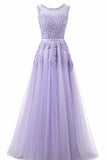 Beautiful A-Line Long Lace Tulle Zipper Evening Dress Ball Gown P9GDPGQH