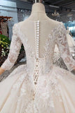 2024 Ball Gown Lace Up Back Cathedral Train Wedding P7T913ZR