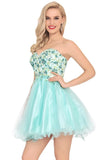 2024 Homecoming Dresses A-Line Boat Neck Short/Mini Beaded P29MRREZ