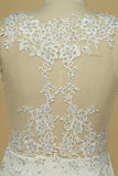 2024 V Neck Prom Dresses Mermaid Lace With Applique P1TJ8GAA