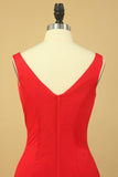 2024 Mermaid Off The Shoulder Red Spandex Evening PP7X175P