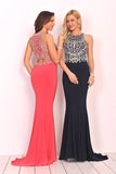 2024 Spandex Scoop With Beading Prom Dresses P5KBHHL8