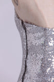 2024 Shiny Sweetheart Sheath Short Sequined PR7HB22A