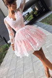 2024 Fantastic Long Sleeves Homecoming Dresses A PSY1EJD3