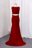 2024 Evening Dresses Spandex Scoop Mermaid With Slit PJF511H6