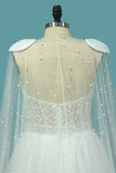 2024 Sweetheart Wedding Dresses A Line Tulle With PXAHYHG2