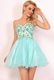 2024 Homecoming Dresses A-Line Boat Neck Short/Mini Beaded P29MRREZ