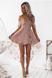 2024 Homecoming Dresses A Line Spaghetti Straps PGKCCGCS