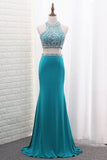 2024 Spandex Mermaid Two-Piece Scoop Prom PJCZJ2JT