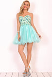 2024 Homecoming Dresses A-Line Boat Neck Short/Mini Beaded P29MRREZ